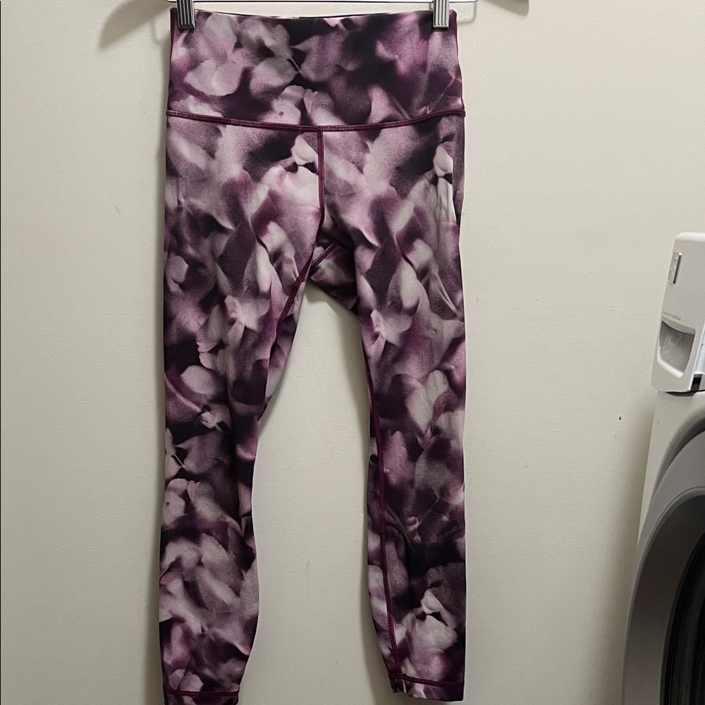 Lululemon Purple Patterned Leggings